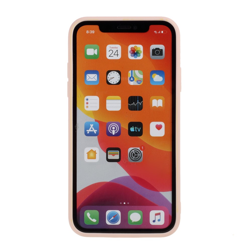 Pure Colour Matte Soft TPU Cover Phone Case for iPhone 11 6.1 inch - Pink-3