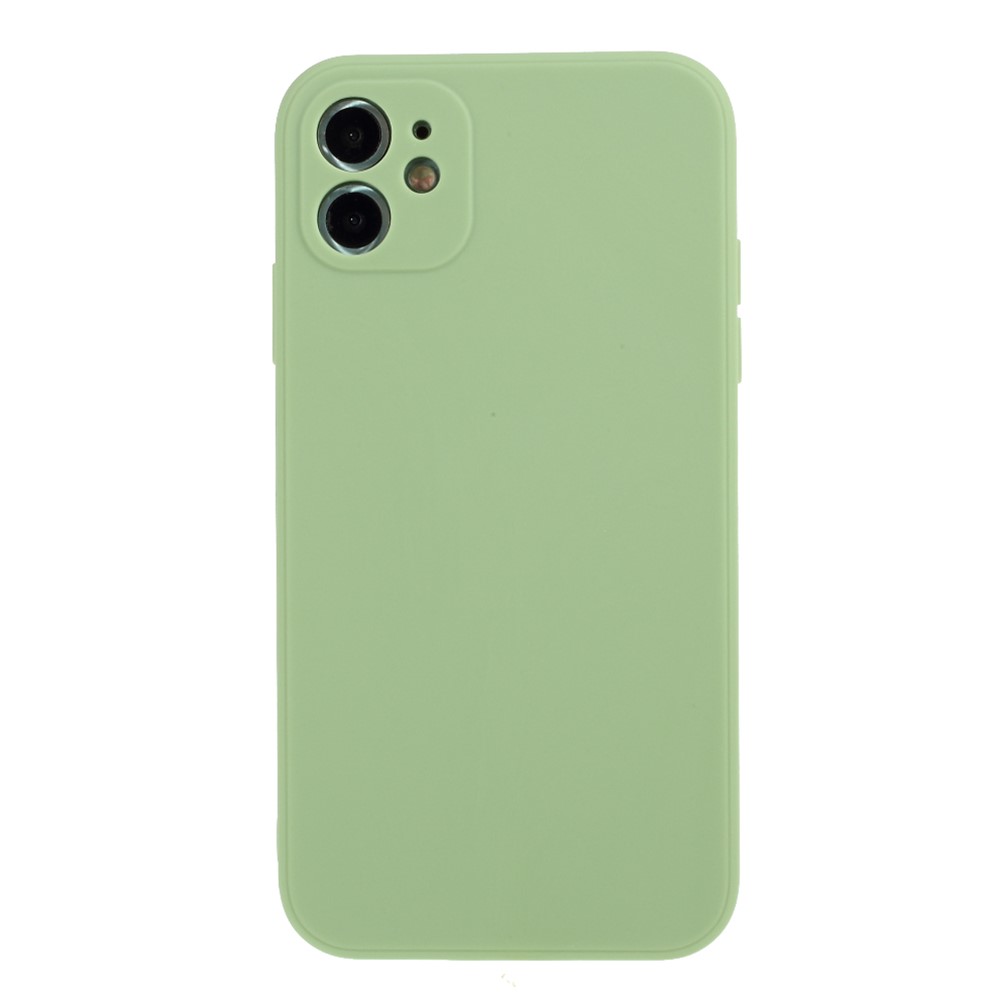 Pure Colour Matte Soft TPU Cover Phone Case for iPhone 11 6.1 inch - Light Green-1