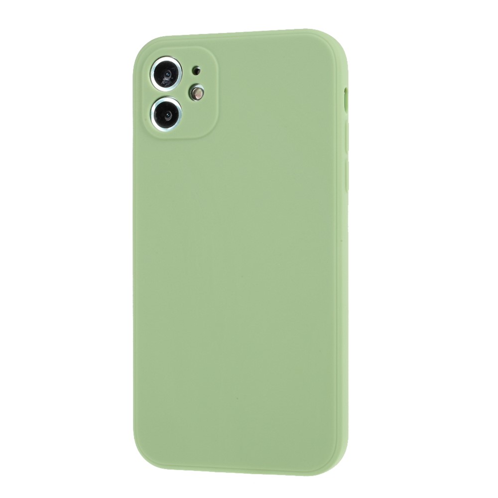 Pure Colour Matte Soft TPU Cover Phone Case for iPhone 11 6.1 inch - Light Green-2