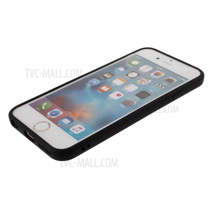 Matte Silikon Schutzhülle Für Iphone 6S Plus / 6 Zuzüglich 5,5-Zoll - Schwarz-6