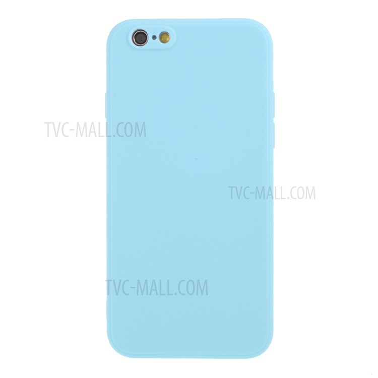 Matte Silicone Protector Case for iPhone 6s Plus/6 Plus 5.5-inch - Sky Blue-1
