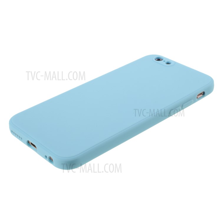 Matte Silicone Protector Case for iPhone 6s Plus/6 Plus 5.5-inch - Sky Blue-4