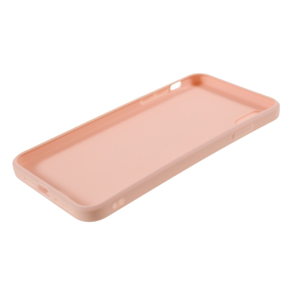 Matte Skin Soft Silicone Phone Case for iPhone XS/X 5.8-inch - Pink-5
