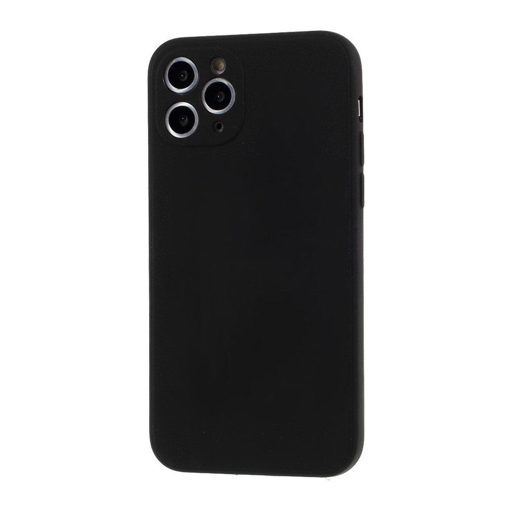 Matte Skin Soft Silicone Phone Case for iPhone 11 Pro 5.8-inch - Black-2