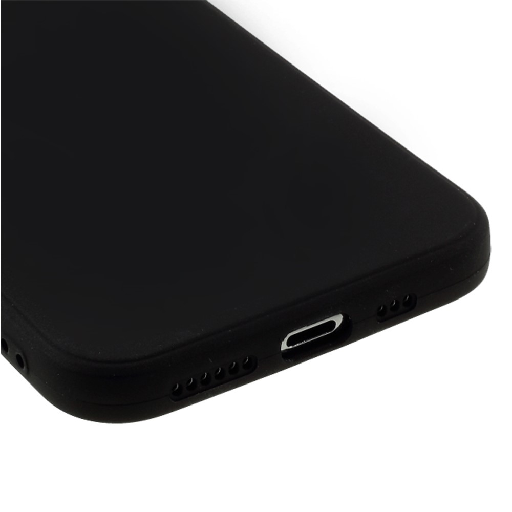 Matte Skin Soft Silicone Phone Case for iPhone 11 Pro 5.8-inch - Black-6