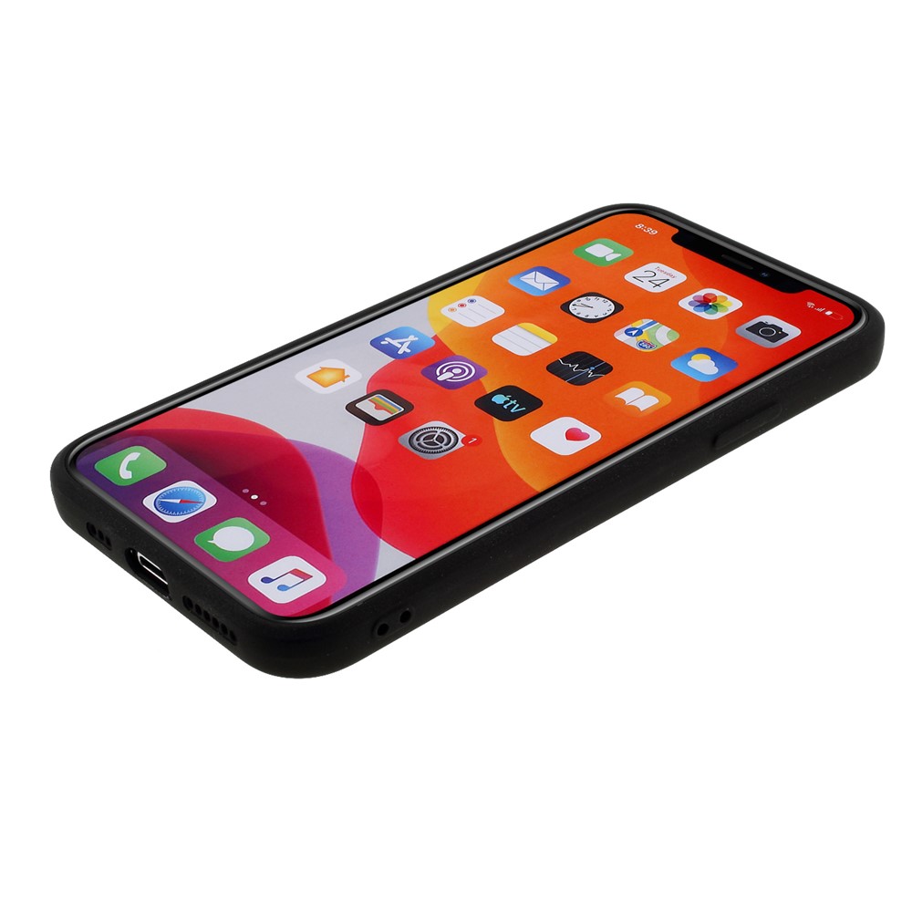 Matte Skin Soft Silicone Phone Case for iPhone 11 Pro 5.8-inch - Black-7