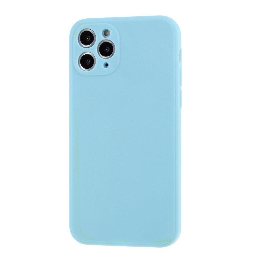 Matte Skin Soft Silicone Phone Case for iPhone 11 Pro 5.8-inch - Baby Blue-2