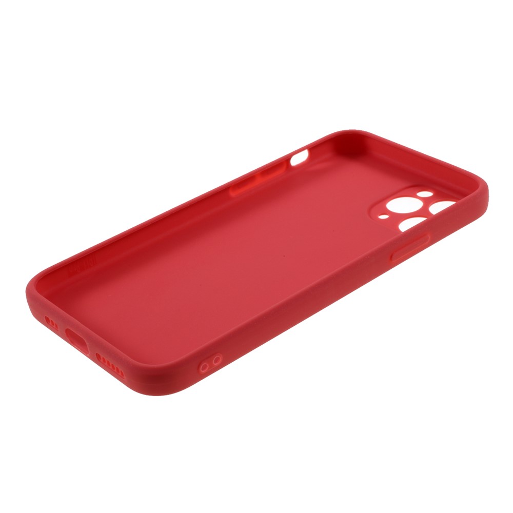 Matte Skin Soft Silicone Phone Case for iPhone 11 Pro 5.8-inch - Red-5