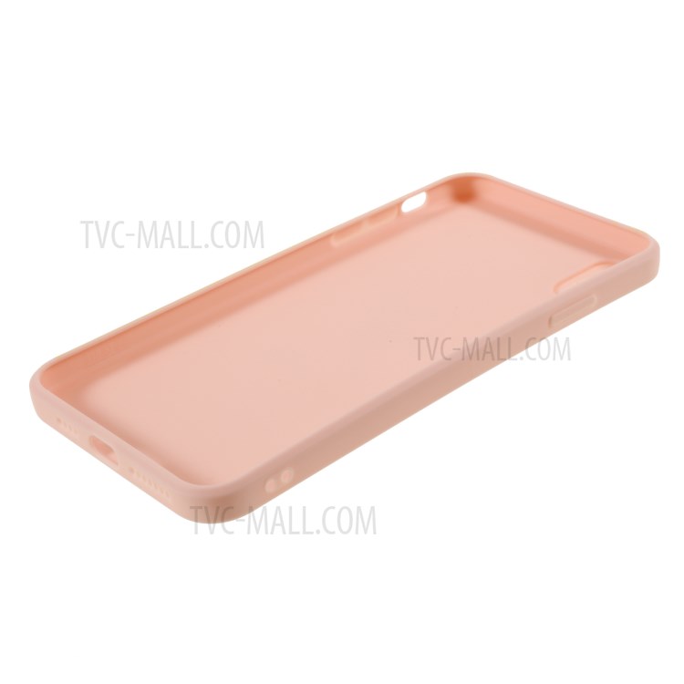Matte Skin Soft Silicone Phone Case for iPhone XS Max 6.5-inch - Pink-5