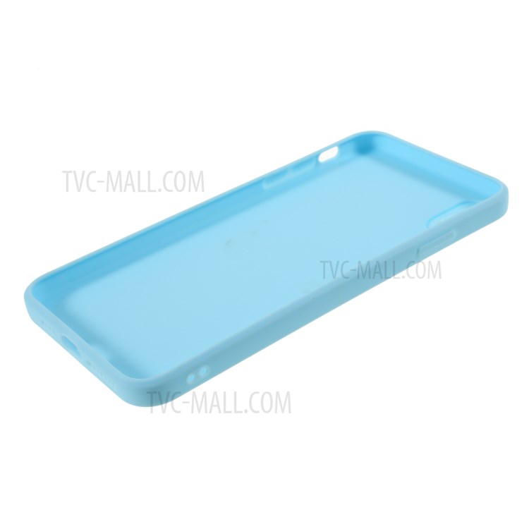 Matte Skin Soft Silicone Phone Case for iPhone XS Max 6.5-inch - Baby Blue-5