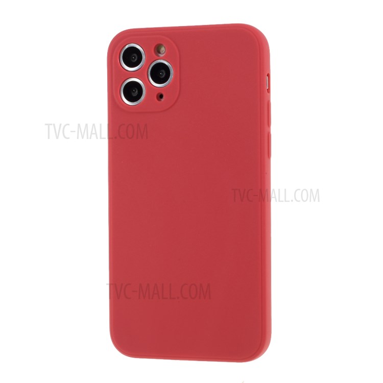 Matte Skin Soft Silicone Mobile Phone Shell for iPhone 11 Pro Max 6.5 inch - Red-2