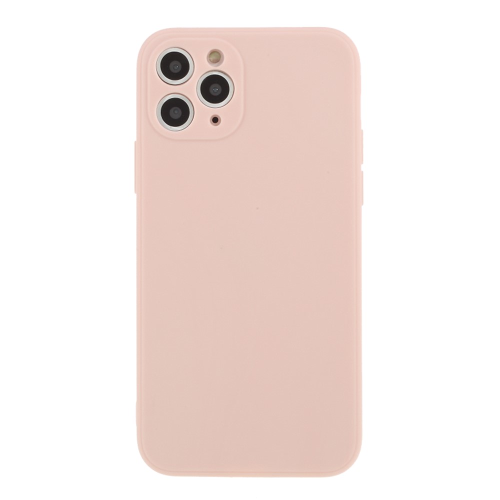 Matte Skin Soft Silicone Mobile Phone Shell for iPhone 11 Pro Max 6.5 inch - Pink
