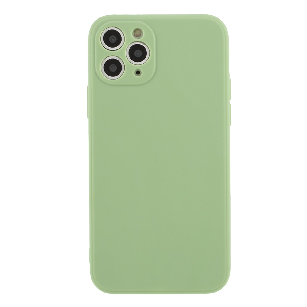 Matte Skin Soft Silicone Mobile Phone Shell for iPhone 11 Pro Max 6.5 inch - Light Green-1