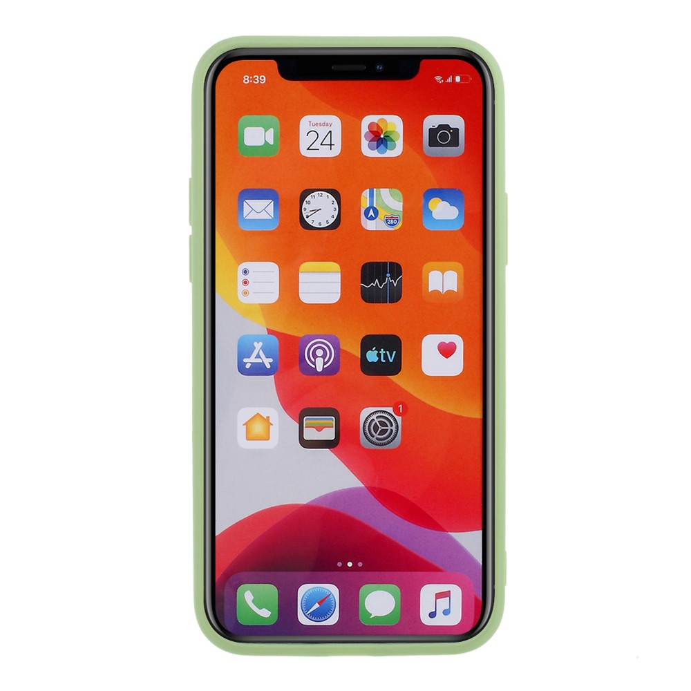 Matte Skin Soft Silicone Mobile Phone Shell for iPhone 11 Pro Max 6.5 inch - Light Green-3