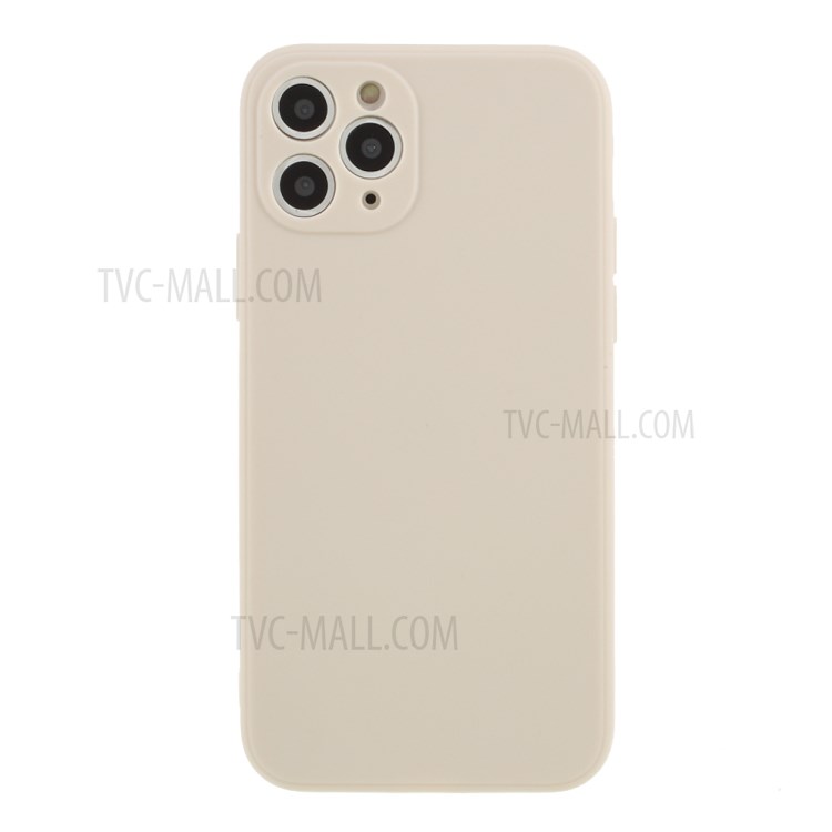 Matte Skin Soft Silicone Mobile Phone Shell for iPhone 11 Pro Max 6.5 inch - Beige-1