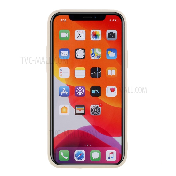 Matte Skin Soft Silicone Mobile Phone Shell for iPhone 11 Pro Max 6.5 inch - Beige-3