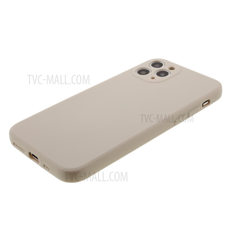 Matte Skin Soft Silicone Mobile Phone Shell for iPhone 11 Pro Max 6.5 inch - Beige-4