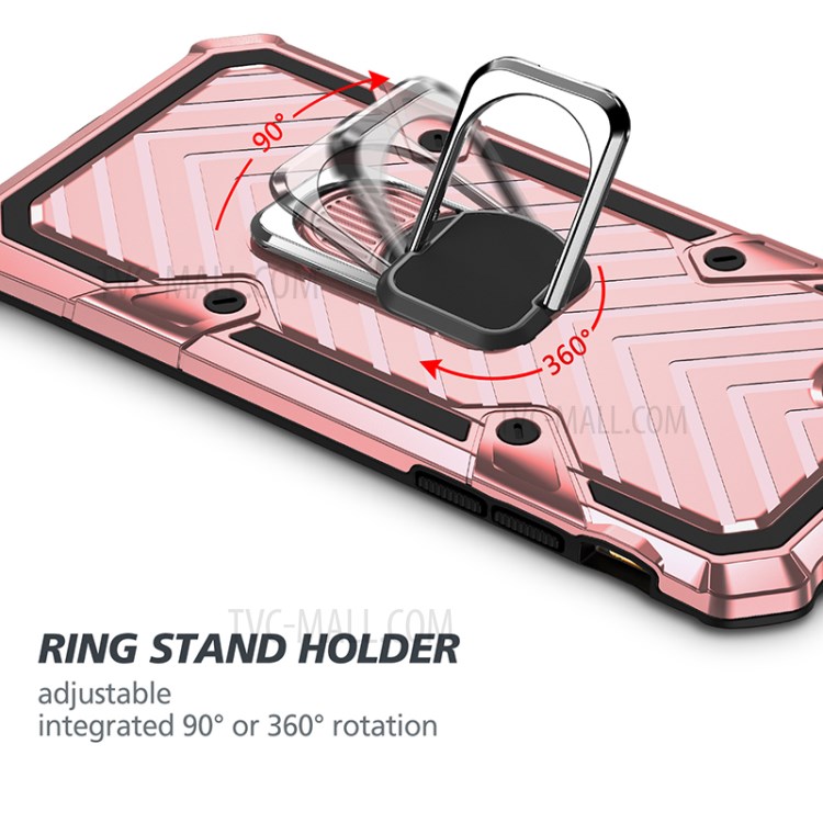 Detachable 2-in-1 PC + TPU Combo Phone Protective Shell with Kickstand for iPhone 8 / iPhone 7 / iPhone SE (2nd Generation) - Rose Gold-7