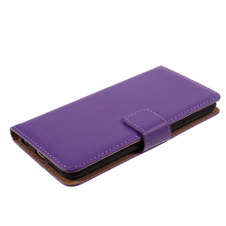 Couro Dividido Resistente a Gota Com Casca de Carteira de Suporte Para Iphone 6/6s Acessório de Telefone de 4,7 Polegadas - Roxo