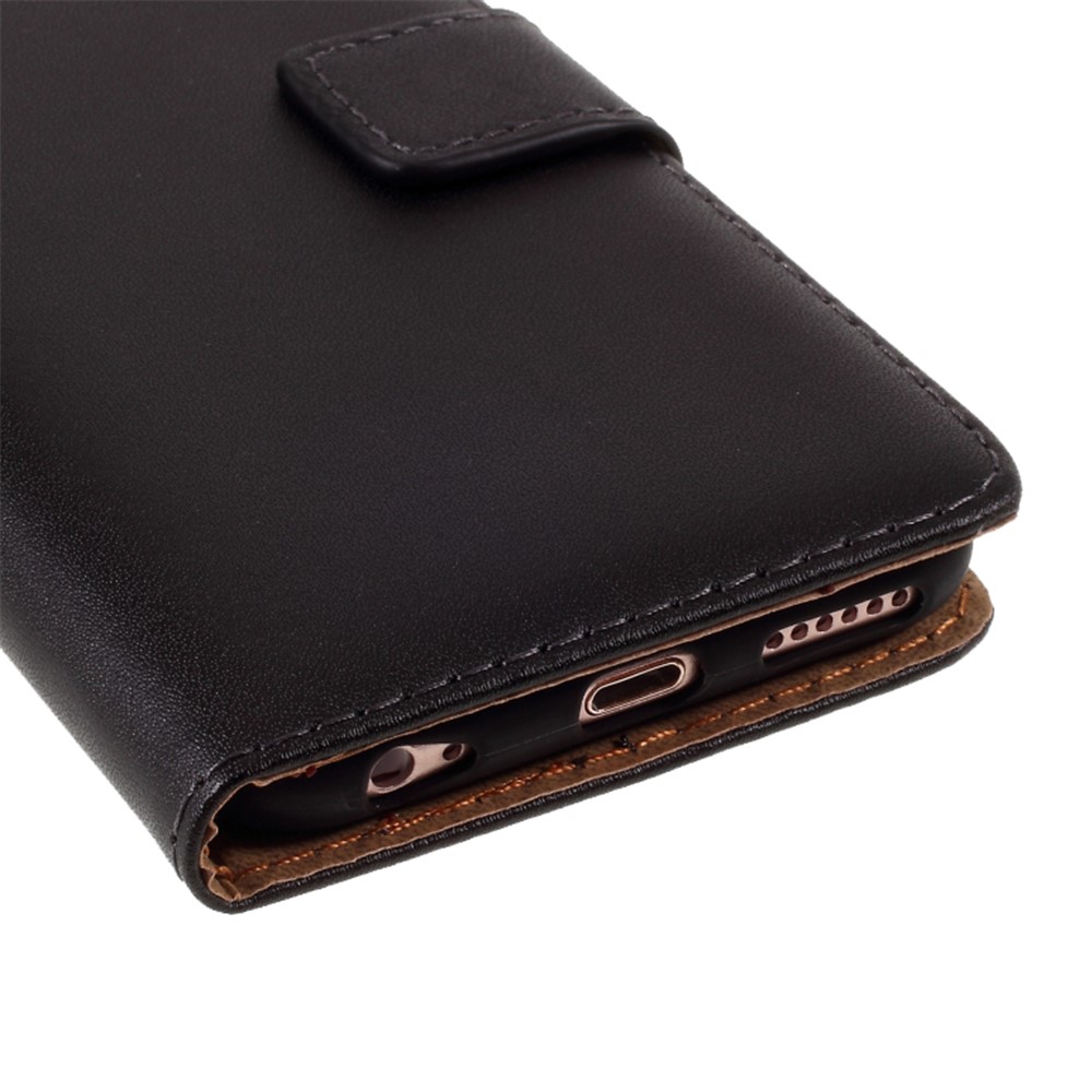 Couro Rachado Com Tampa Carteira Para IPhone 6 Plus / 6s Acrescida De 5,5 Polegadas - Preto-6