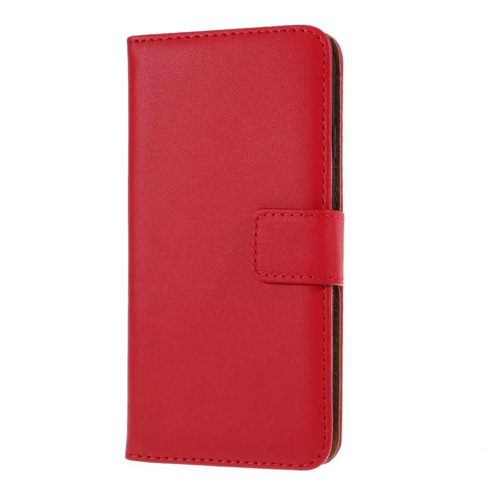 Split Leather with Wallet Cover for iPhone 6 Plus/6s Plus 5.5-inch - Red-2