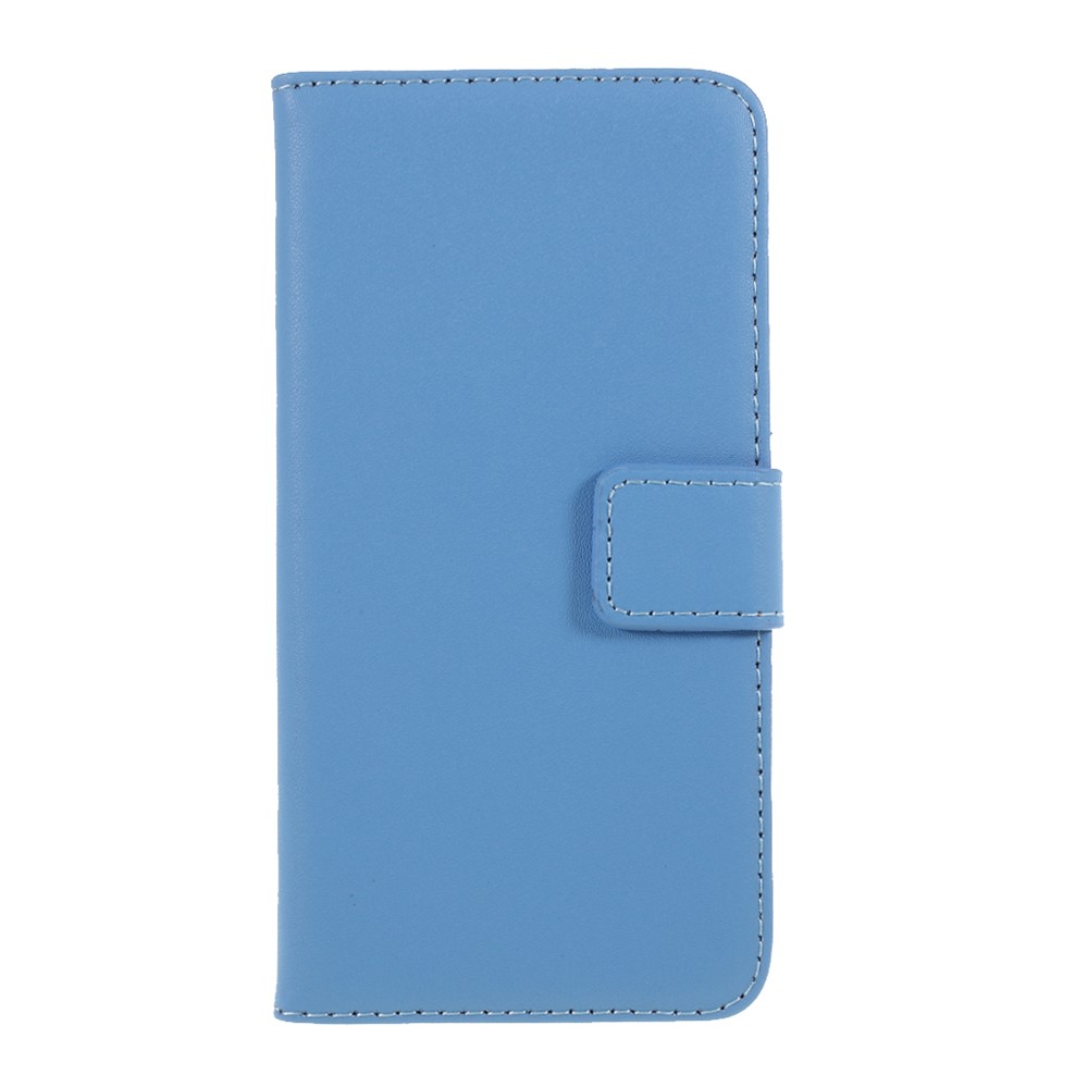 Split Leather with Wallet Cover for iPhone 6 Plus/6s Plus 5.5-inch - Blue-1