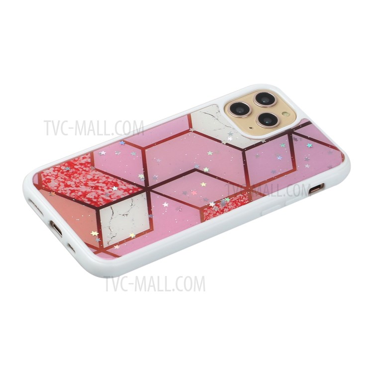 Marble Pattern Printing Epoxy TPU Phone Case for iPhone 11 6.1 inch - Style C-2
