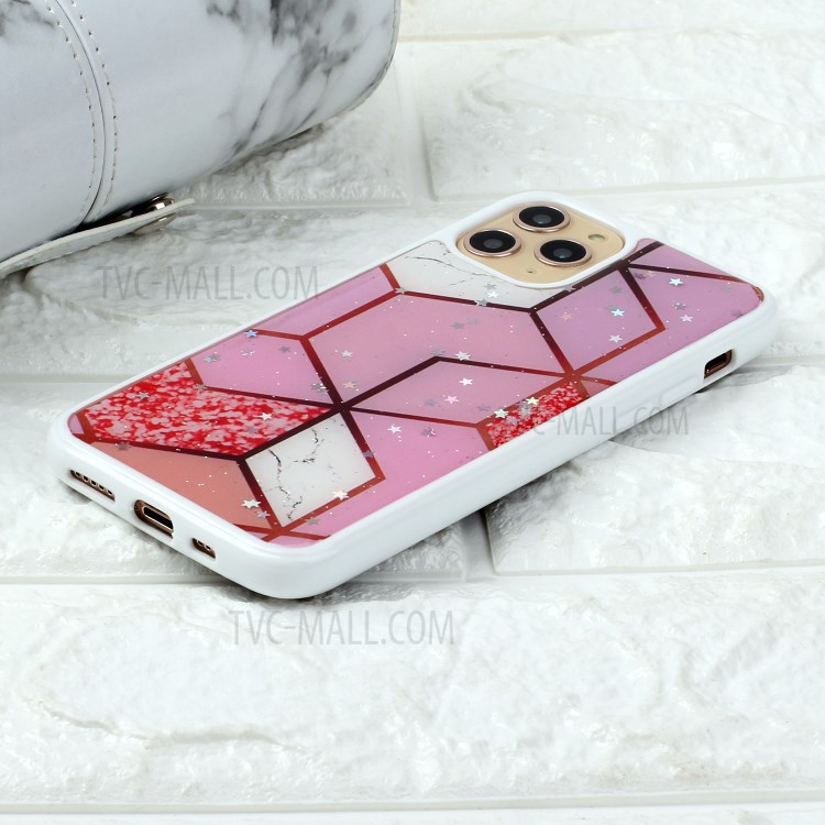 Marble Pattern Printing Epoxy TPU Phone Case for iPhone 11 6.1 inch - Style C-5
