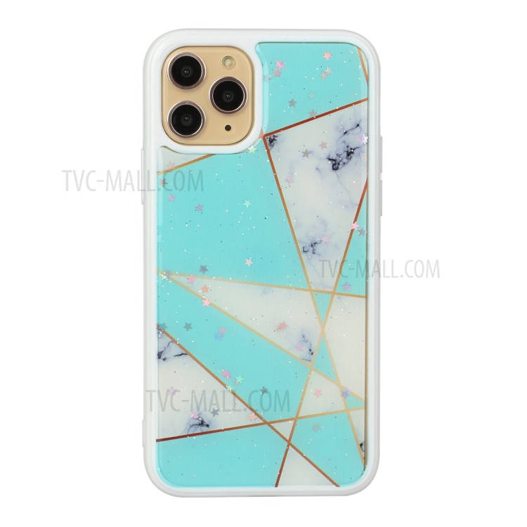 Marble Pattern Printing Epoxy TPU Phone Case for iPhone 11 6.1 inch - Style G-1