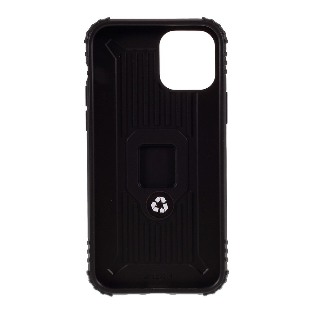 Finger Ring TPU Cell Phone Case for iPhone 12 Pro 6.1 inch - Black-2