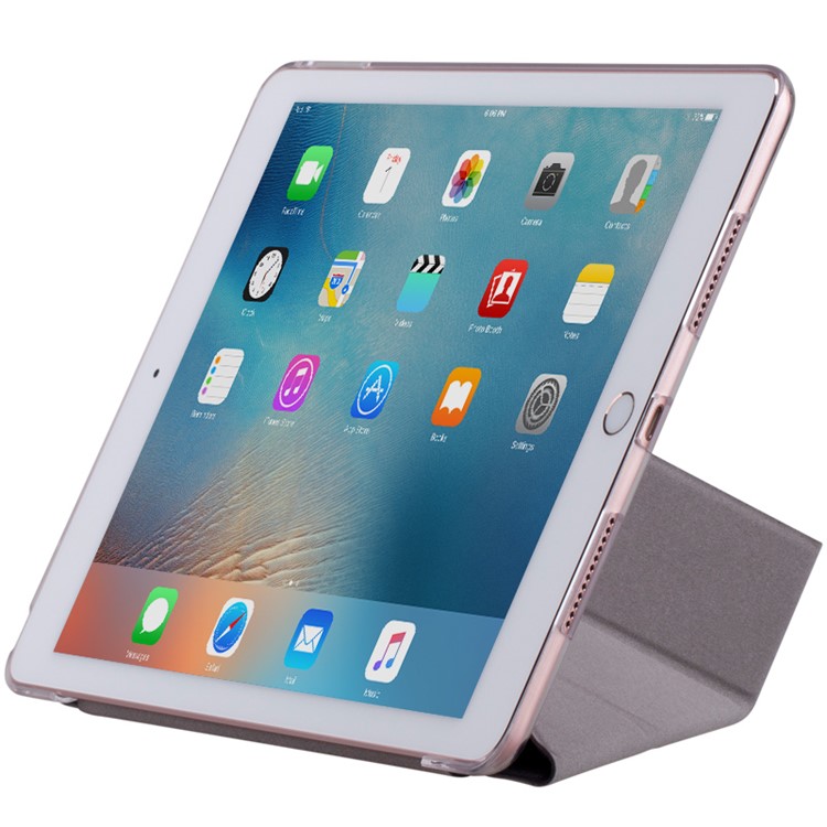 MOMAX Smart Leather Stand Case for iPad Pro 9.7 inch - Silver Grey-4