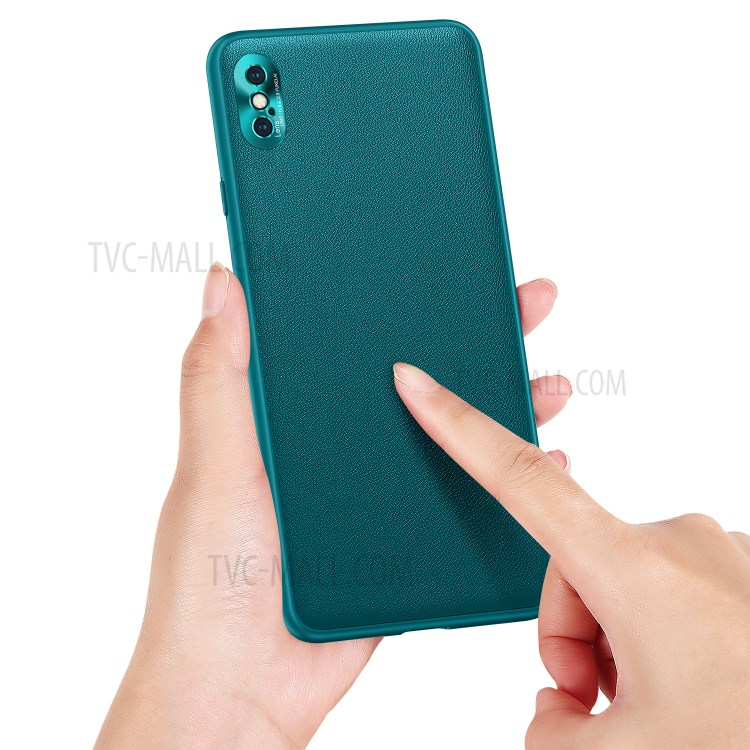 Couverture Combinée du Boîtier de Téléphone CD Fukelai CD Avec un Couvre-caméra Pour Iphone XR 6,1 Pouces - Vert