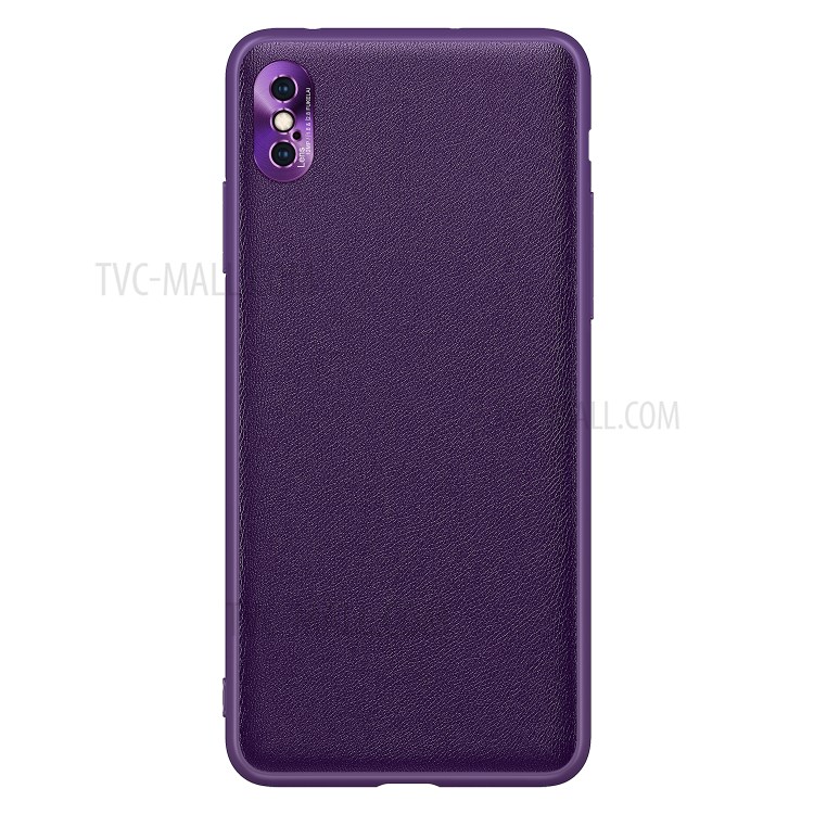 FUKELAI CD Veins Phone Case Combo Cover with Camera Covering for iPhone XR 6.1 inch - Purple-2