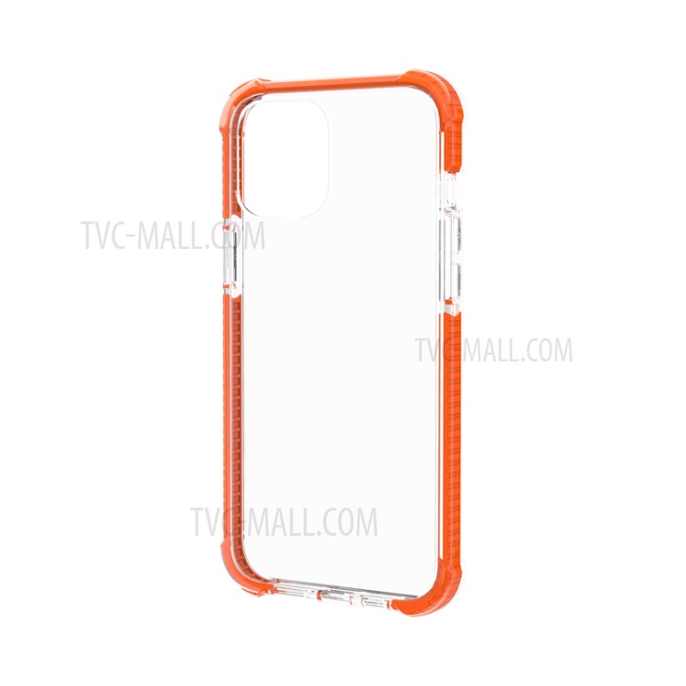 Air-cushion Dropproof Acrylic + TPU Hybrid Case for iPhone 12 5.4 inch - Orange-4
