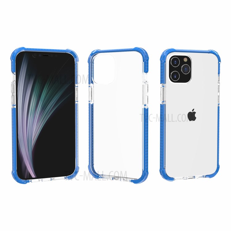 Air-cushion Dropproof Acrylic + TPU Hybrid Case for iPhone 12 mini - Blue-10