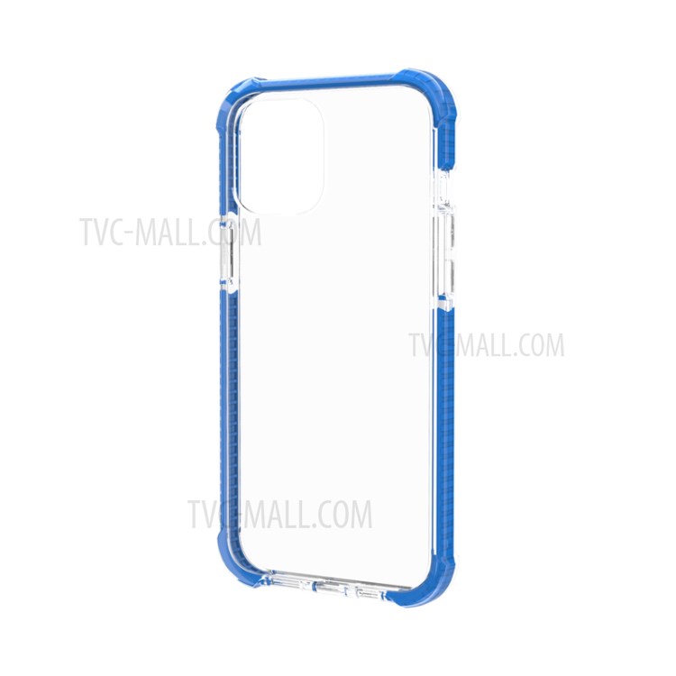 Air-cushion Dropproof Acrylic + TPU Hybrid Case for iPhone 12 mini - Blue-4