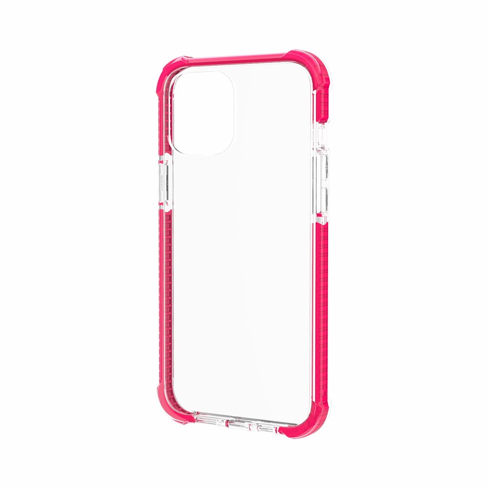 Air-cushion Dropproof Acrylic + TPU Hybrid Cover for iPhone 12 Max 6.1 inch - Rose-3