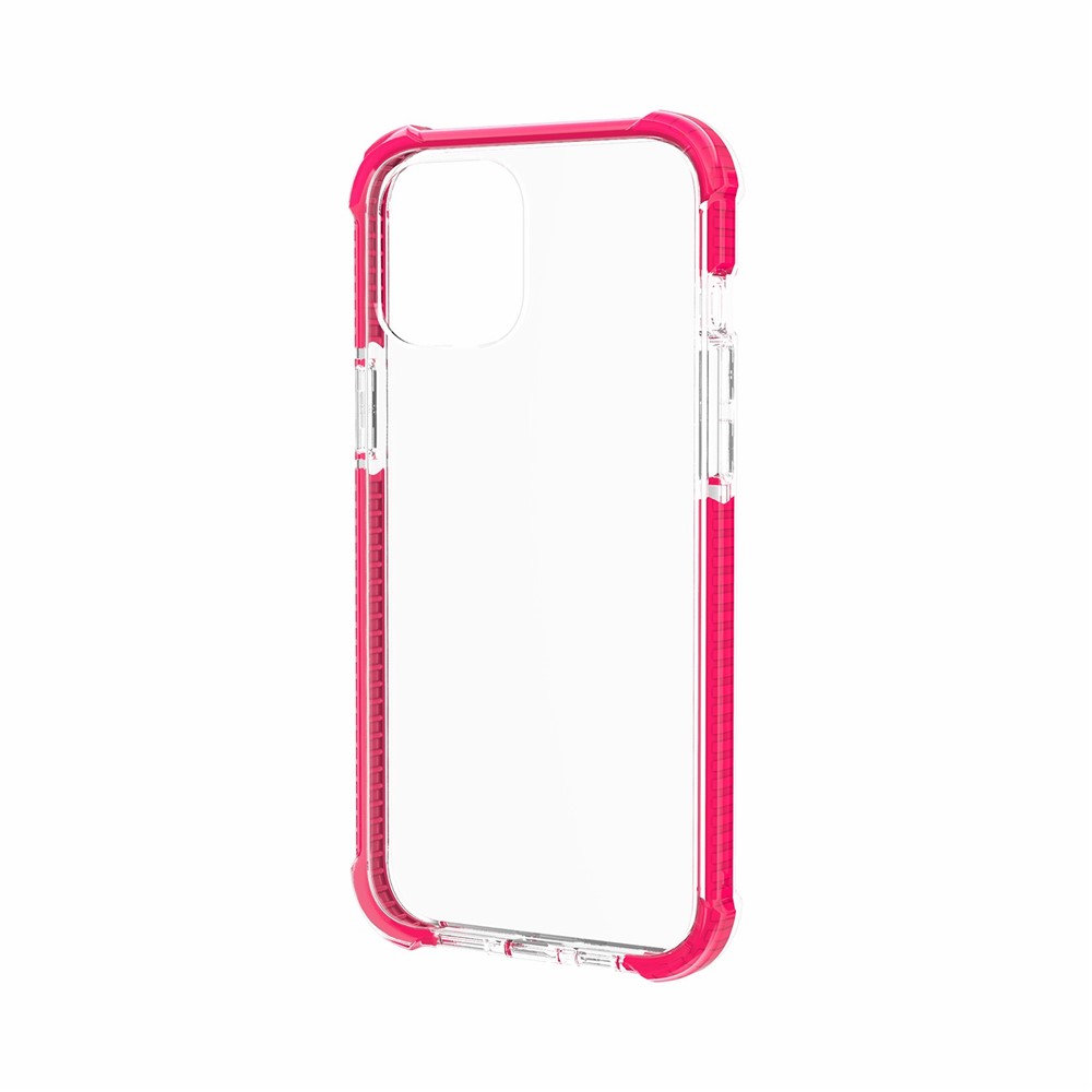 Air-cushion Drop-prest Acrylic + TPU Hybrid Cover Para Iphone 12 - Rosa-3