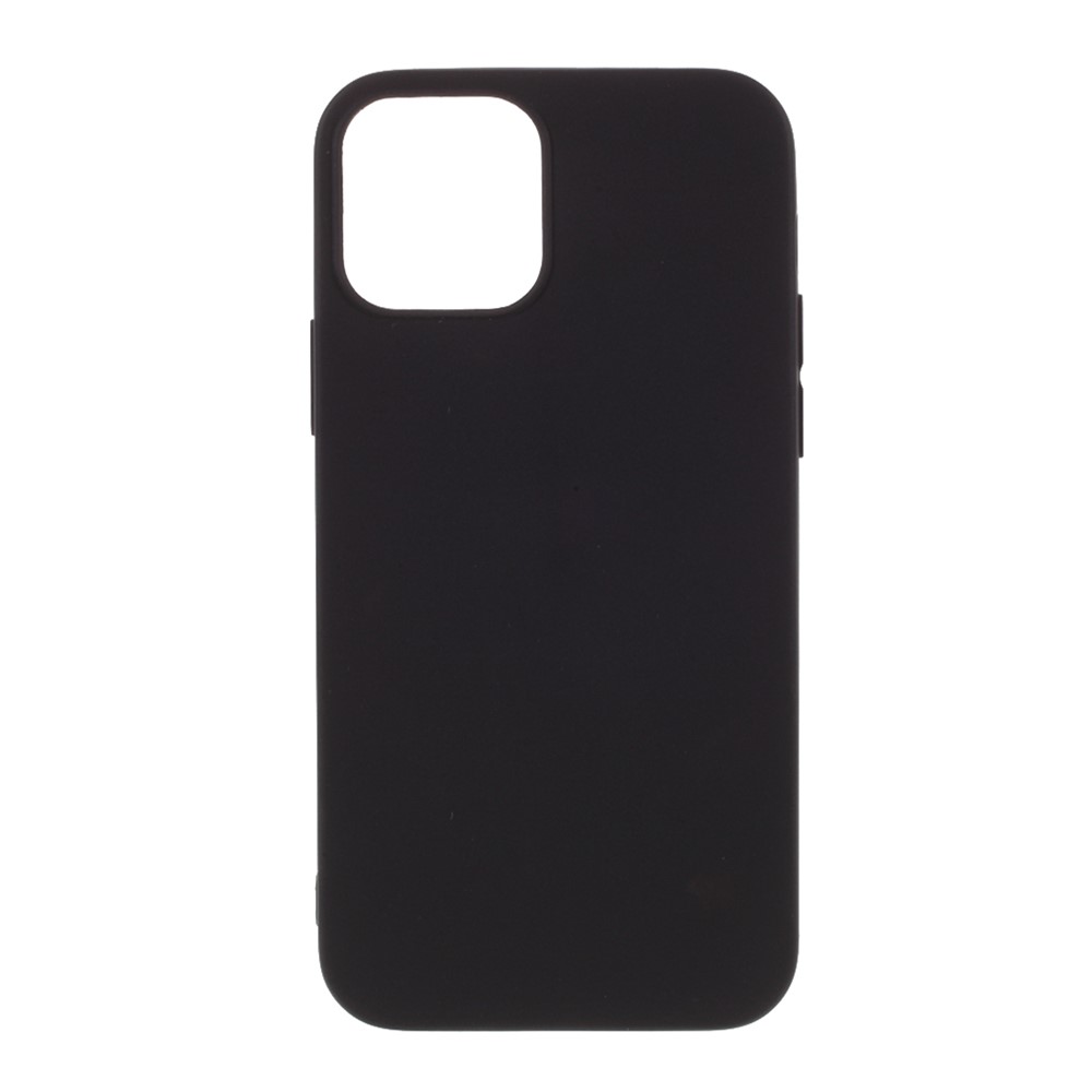 Matte Skin TPU Protective Case for iPhone 12 5.4 inch - Black-1