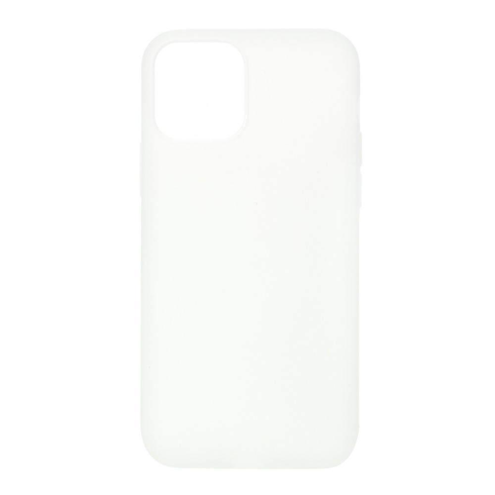 Matte Skin TPU Protective Case for iPhone 12 5.4 inch - White-1