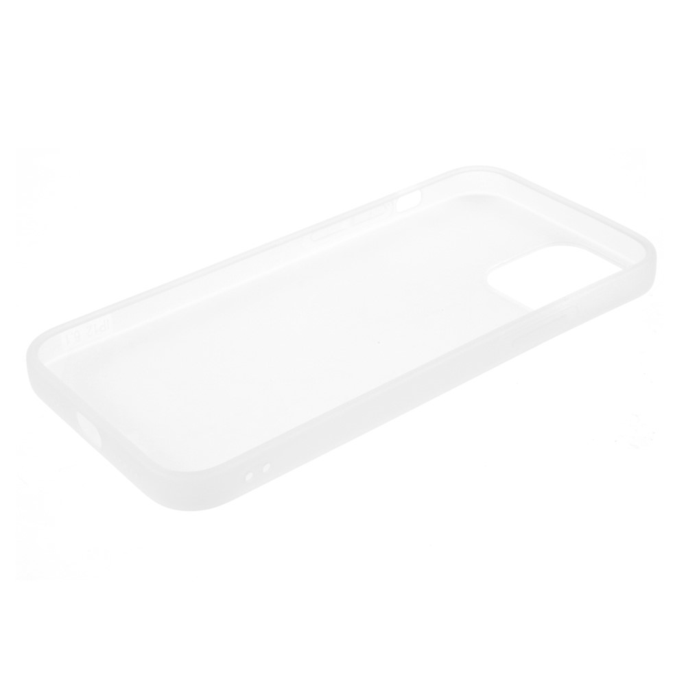 Matte Skin TPU Protective Case for iPhone 12 5.4 inch - White-4