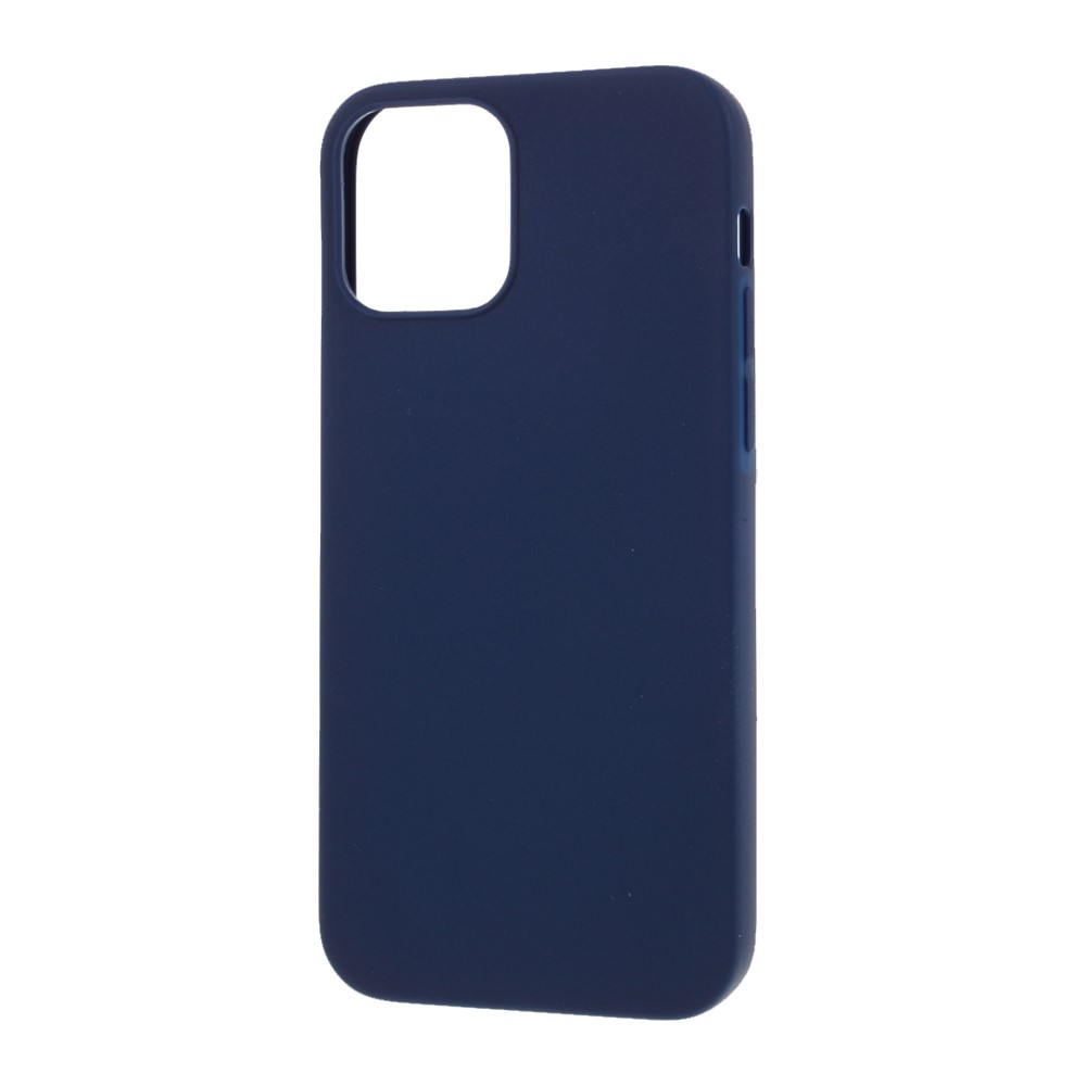 Matte Skin TPU Protective Case for iPhone 12 5.4 inch - Dark Blue-2