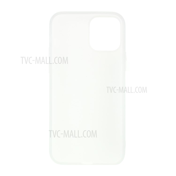 Solid Color Matte Soft TPU Protective Case for iPhone 12 Pro Max 6.7-inch - White-2