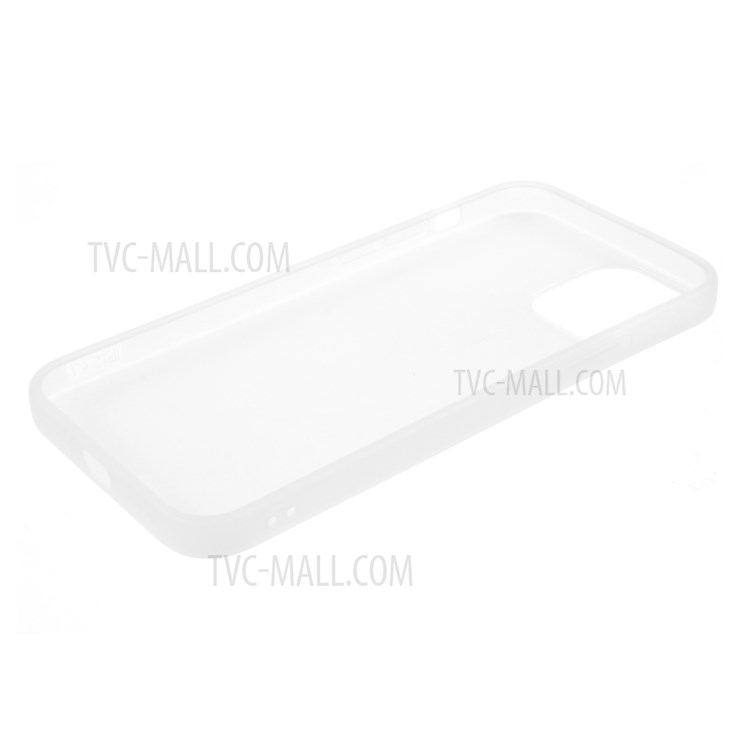 Solid Color Matte Soft TPU Protective Case for iPhone 12 Pro Max 6.7-inch - White-4