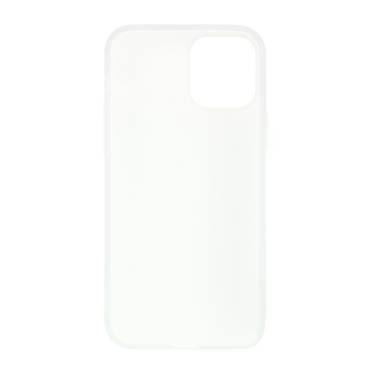 Solid Color Matte Soft TPU Protective Case for iPhone 12 Pro/12 - White-2