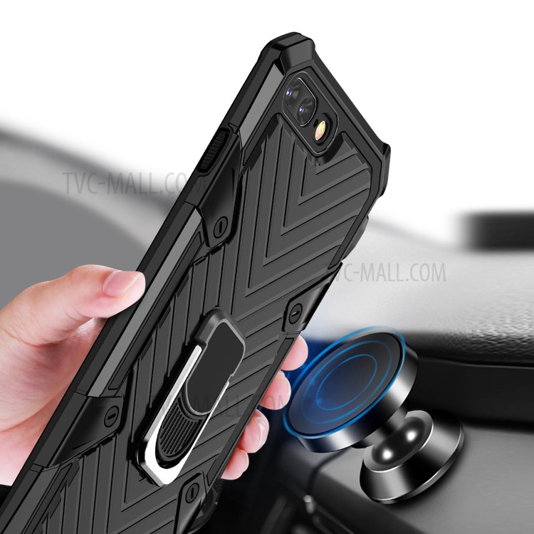 Detachable 2-in-1 PC + TPU Protective Shell with Kickstand for iPhone 8 Plus/7 Plus 5.5 inch - Black-2