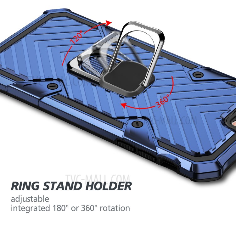 Detachable 2-in-1 PC + TPU Protective Shell with Kickstand for iPhone 8 Plus/7 Plus 5.5 inch - Blue-7
