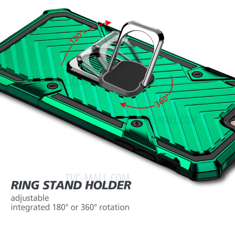 Detachable 2-in-1 PC + TPU Protective Shell with Kickstand for iPhone 8 Plus/7 Plus 5.5 inch - Dark Green-7