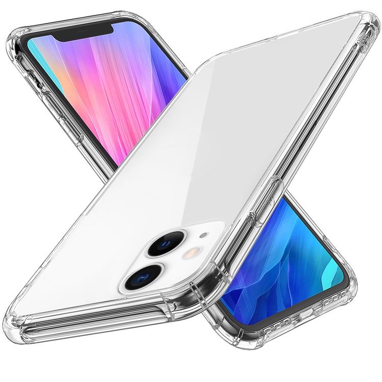 Leeu Design 6D Conversion Hole Clear Glass + Copertura Combinata TPU Per Iphone 11 6,1 Pollici