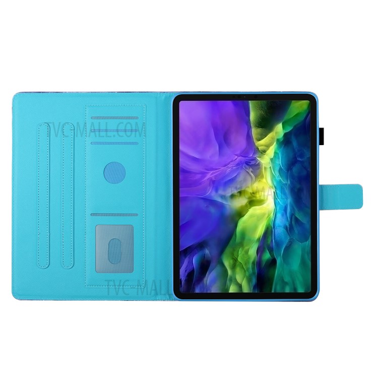 Light Spot Decor Patterned PU Leather Stand Shell Tablet Case for iPad Pro 11-inch (2020)/(2018) - Never Stop Dreaming-7